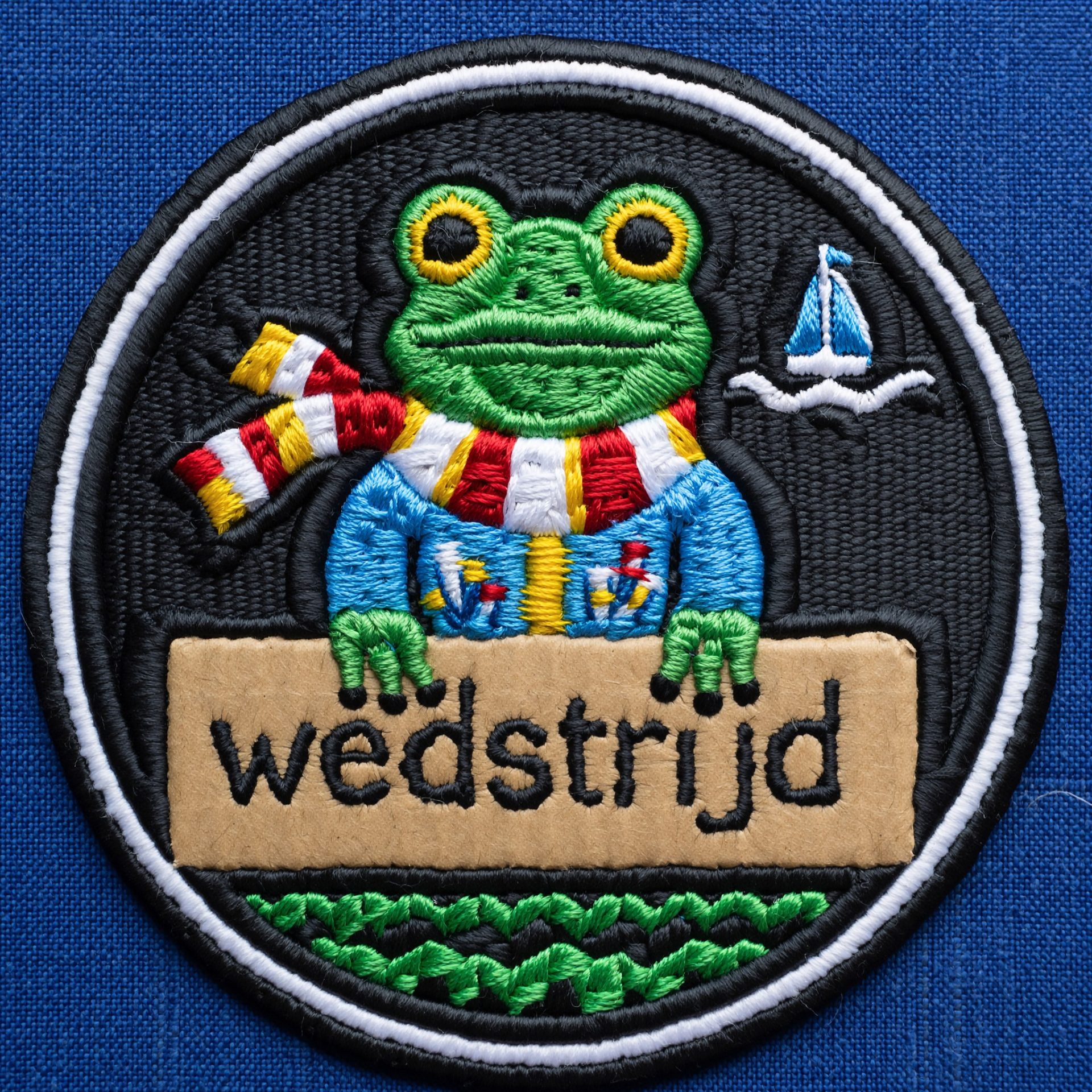 ZVO grafisch beeld voor wedstrijd aankondiging.